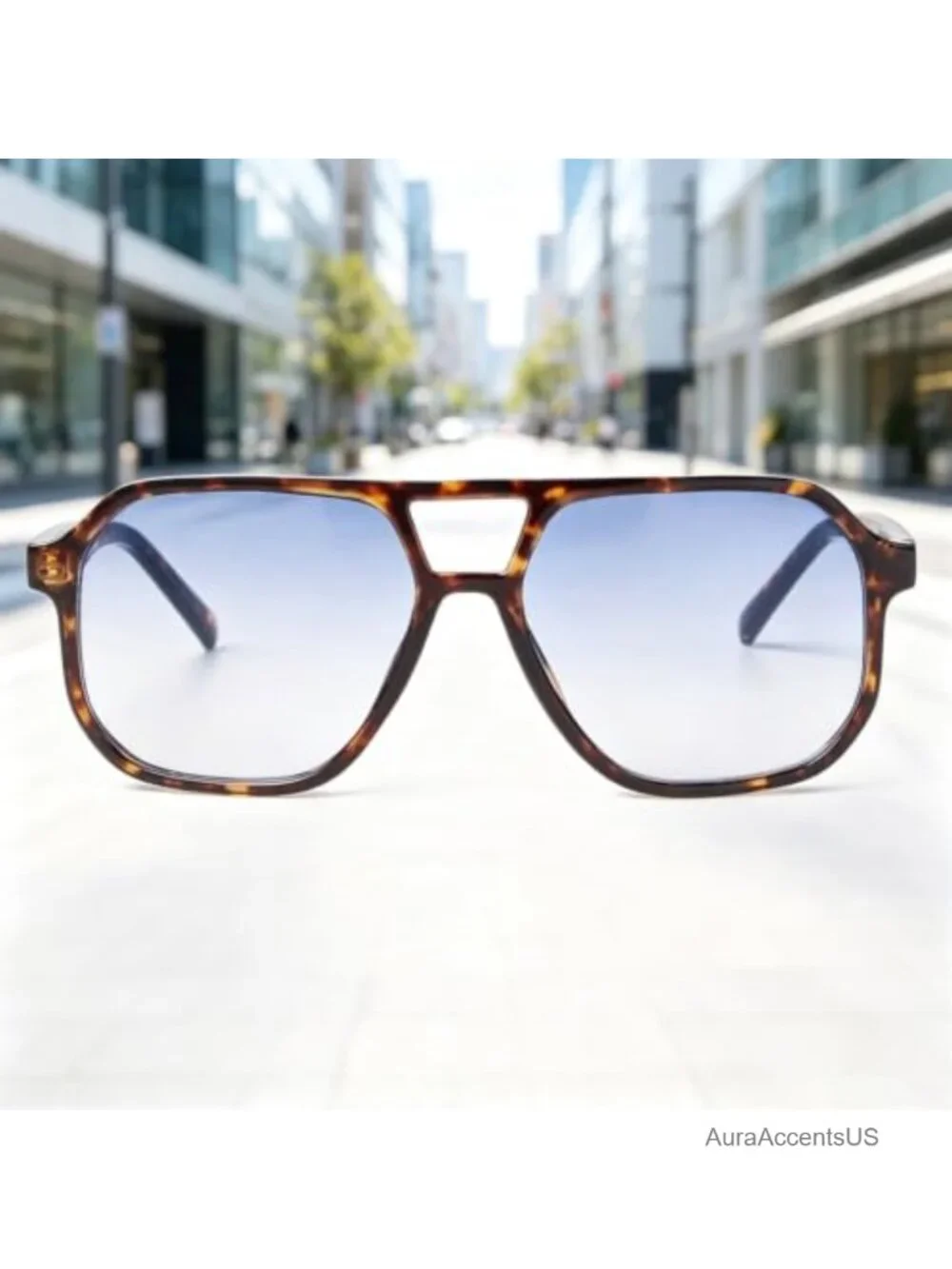 Oversized Aviator Sunglasses UV400 Protection Lightweight